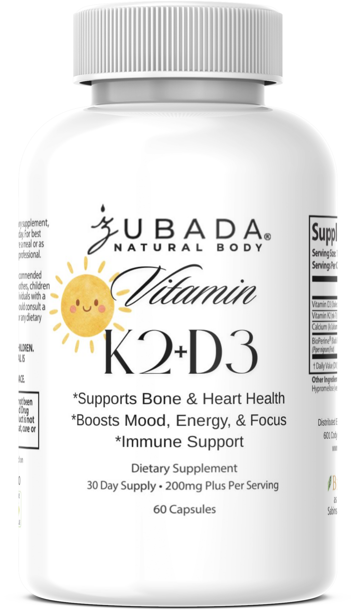Zubada's Vitamin K2+D3