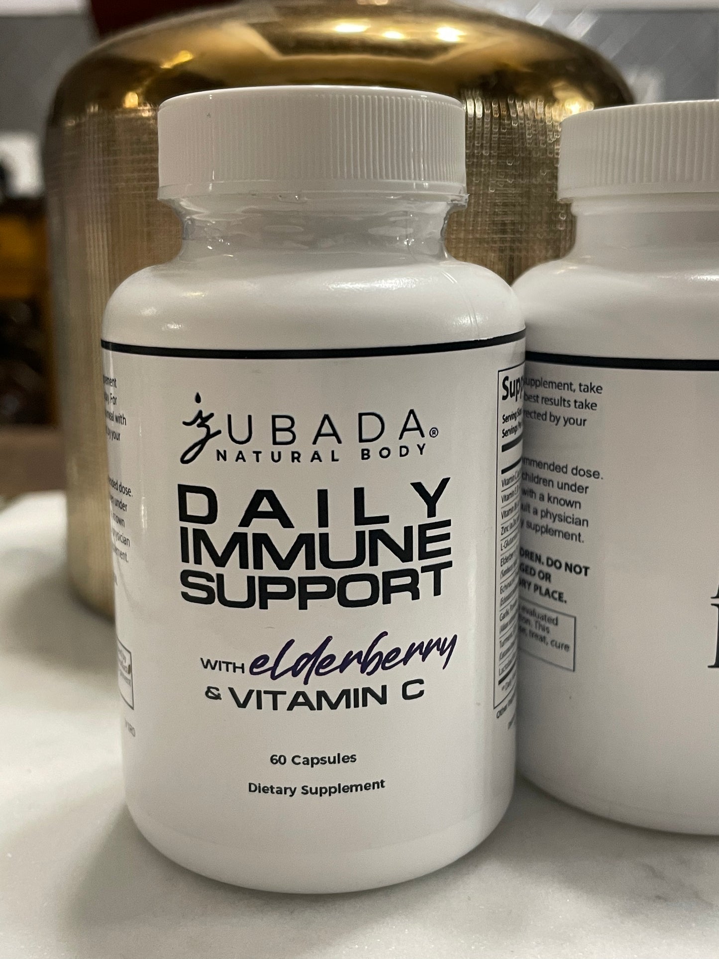 Zubada's Daily Immune Support w/Vitamin C & Elderberry