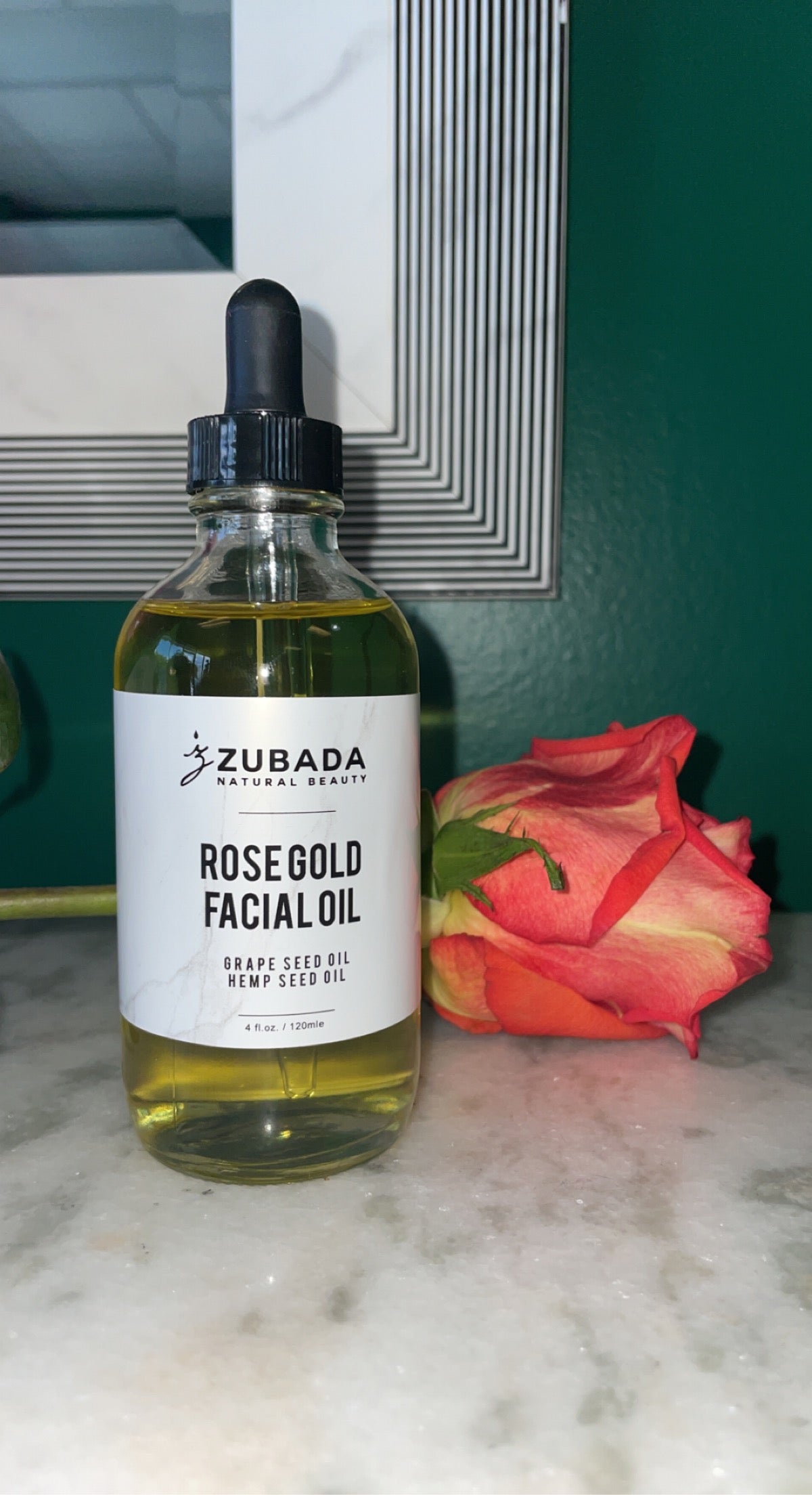 Zubada’s Rose Gold Facial Oil 2oz