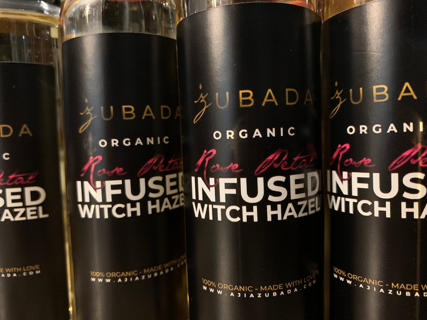 Zubada Organic Rose Petal Infused Witch Hazel