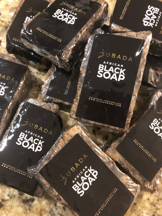 Zubada 100% Raw African Black Soap